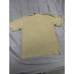 Claiborne Mens XXL Khaki Tan Modal Blend Short Sleeve Crew Neck T-Shirt