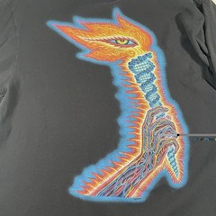 Tool Los Angeles California T Shirt L Fits M Graphic Rock Band Tultex Black