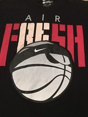 RETRO MENS NIKE AIR FRESH BASKETBALL LARGE LOOSE FIT SHIRT JORDAN SWOOSH HIP HOP