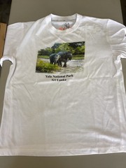 Vintage Yala National Park Sri Lanka Elephant T-Shirt Single Stitch Size XL