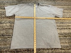 Shaka Wear Super MAX Heavy Mens 2XL Gray T-Shirt Short Sleeve Blank Comfort
