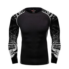 Men’s UPF 50+ Rash Guard Shirts Long Sleeve Swim Shirt Quick Dry Surfing/Diving