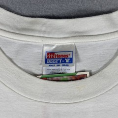 Hanes Beefy T-Shirt Men’s 2XL White Garth Brooks Country Music Band 1997