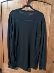Carhartt 2XL Black Long Sleeve Shirt Light Weight Relaxed Fit