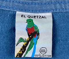 Guatemala T-Shirt El Quetzal XXXL 100% Cotton Mayan Symbols B37