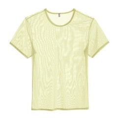 ZONBAILON Mens Sexy Soft Mesh Fitted Shirt Top Short Sleeve T-Shirts