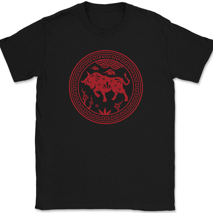 Year of the Ox T-Shirt Chinese China Calendar 12 Years Zodiac Tee