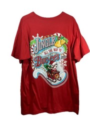 NEW Buc-ee’s T-Shirt XL Jingle All The Way To Christmas 2025 Bucees