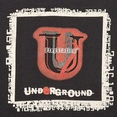 Underground Launch Party 1997 PlayStation Vintage Promo T-Shirt XL SONY Employee