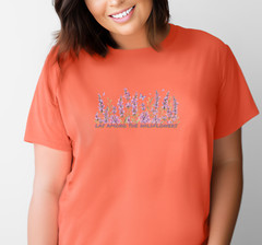 Peaceful Paradise: Lay Among The Wildflowers, Unisex Comfortable Bella + Canvas