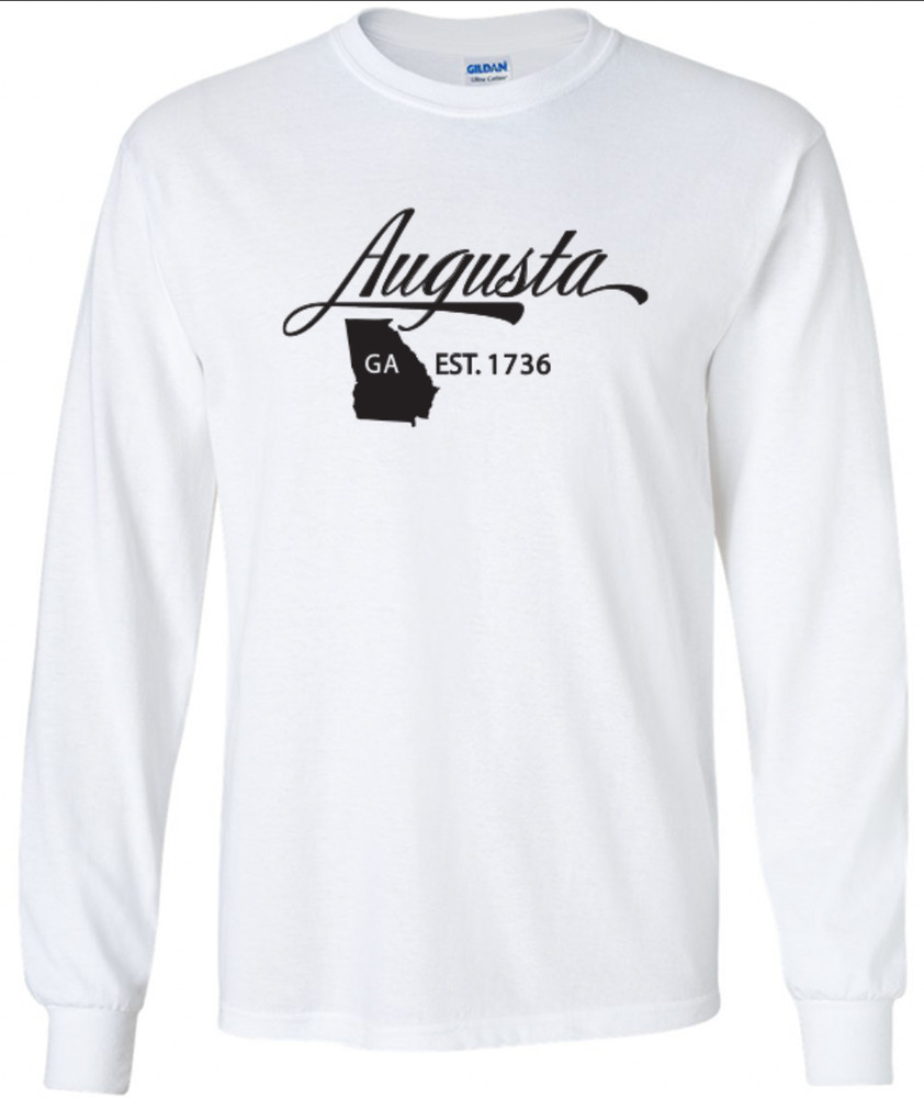Augusta Georgia State T-Shirt Long Sleeve Graphic Tee Unisex Apparel Design