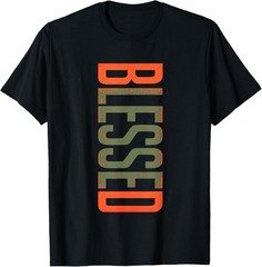 Blessed Olive Army Solar Orange Color Match T-Shirt