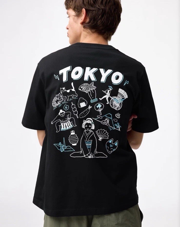 GU Tokyo T-Shirts Limited Japan NWT Unisex XS-3XL size 2026 Black