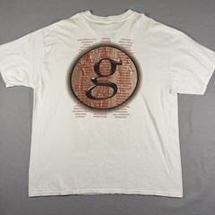 Hanes Beefy T-Shirt Men’s 2XL White Garth Brooks Country Music Band 1997