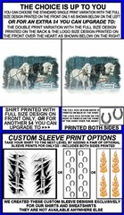 BEAUTIFUL DRAFT OR SHIRE OR COB OR GYPSY HORSES LONG SLEEVE T-SHIRT AB361