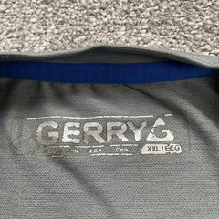 Gerry Crew Neck T-Shirt Mens XXL Gray Graphic Long Sleeve Stretch Casual Tee Top
