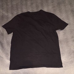 Tommy Hilfiger Men’s Black Solid Logo Crew Neck Short Sleeve T-Shirt XL