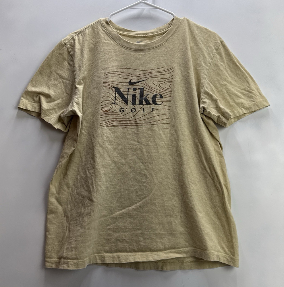The Nike Tee Men’s Tan Nike Golf Graphic T-Shirt