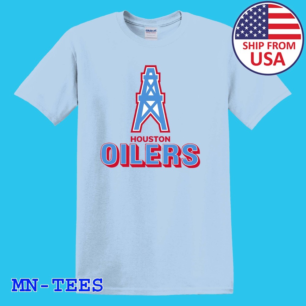 Houston Oilers Light Blue Size S-5XL