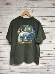 Vintage 97 Big Dog Seinfetch TShirt Seinfeld Parody Mens Green M/L