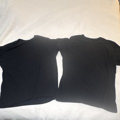 Hanes Ultimate Comfort Fit Stretch Black Crewneck T-Shirts Lot 4 Pack Mens 2XL⁠