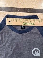 district perfect tri long sleeve Men’s Size Large Gray Blue