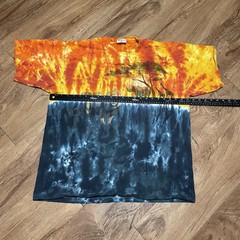 Lion Rhino Elephant Giraffe Tie Dye Tshirt Mens Size XL Wild Gear Single Stitch