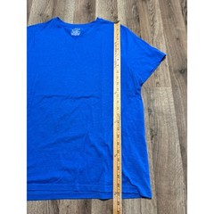 APT.9 Premier Flex Men’s T-Shirt XL Royal Blue Solid V-Neck Lounge Tee Excellent