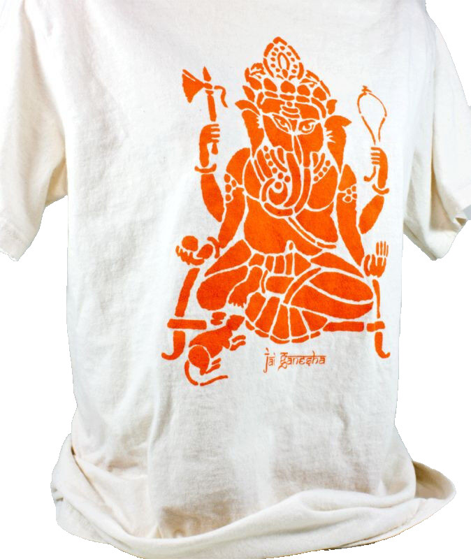 Ganesha T-Shirt – Hindu God Remover of Obstacles 100% Heavy Cotton Size M