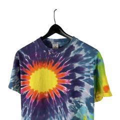 Vintage 90s Delta Pro Weight Tie Dye Hippie Style Blank Shirt Size M