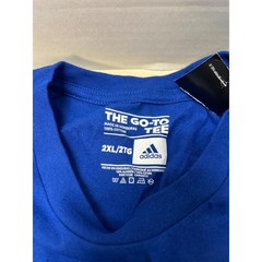 Adidas Mens Go-To Tee Royal Blue Graphic Logo T-Shirt 2XL B289A