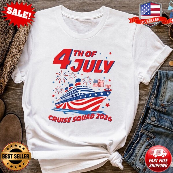 4th Of July Cruise T-shirt, Independence Day Vacation Tee, Cruise T-Shirt S-5XL
