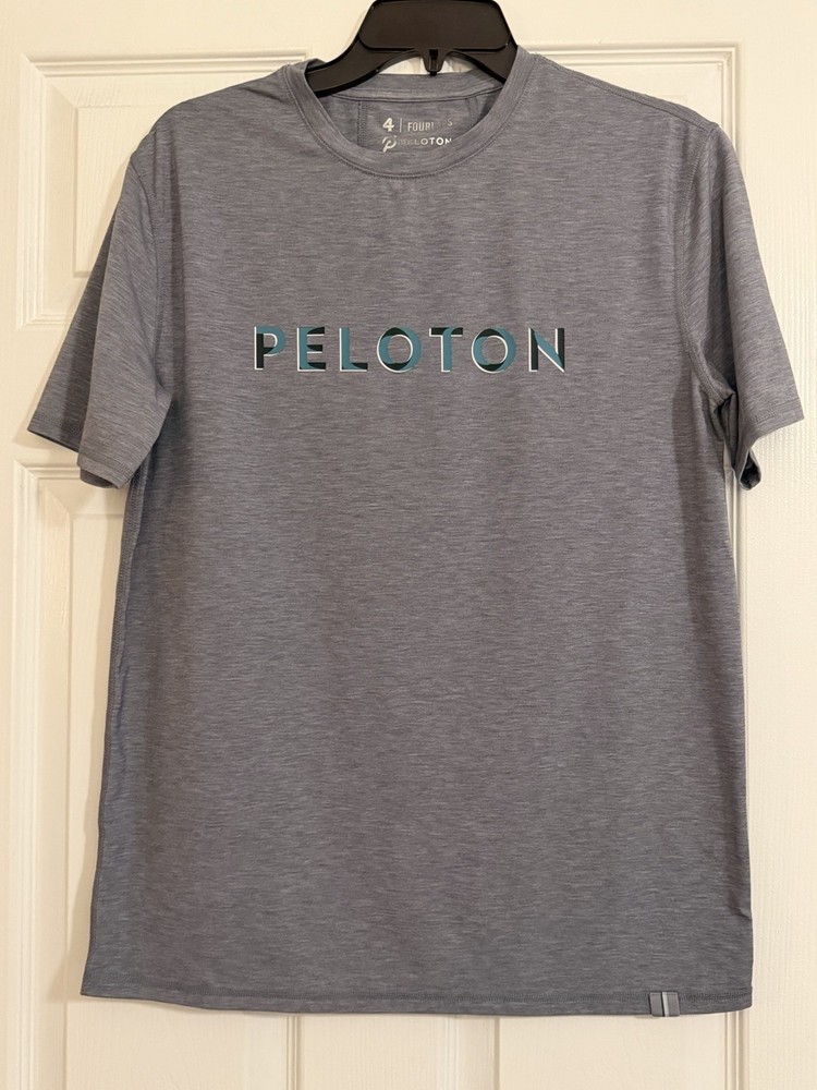 Four Laps X Peloton Workout Men’s RE-UP Stretch Comfort Wicking Size Small