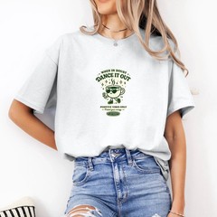 Groovy Coffee T-Shirt | Retro Coffee Lover Tee | Cute Dancing Coffee Cup | Vinta