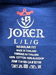 Joker Men’s Navy ‘Why So Serious’ Graphic T-Shirt Size L