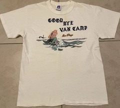 Vtg 80s San Diego Mermaid Faded Shirt XS Art California Beach Surf Grunge OP 90s