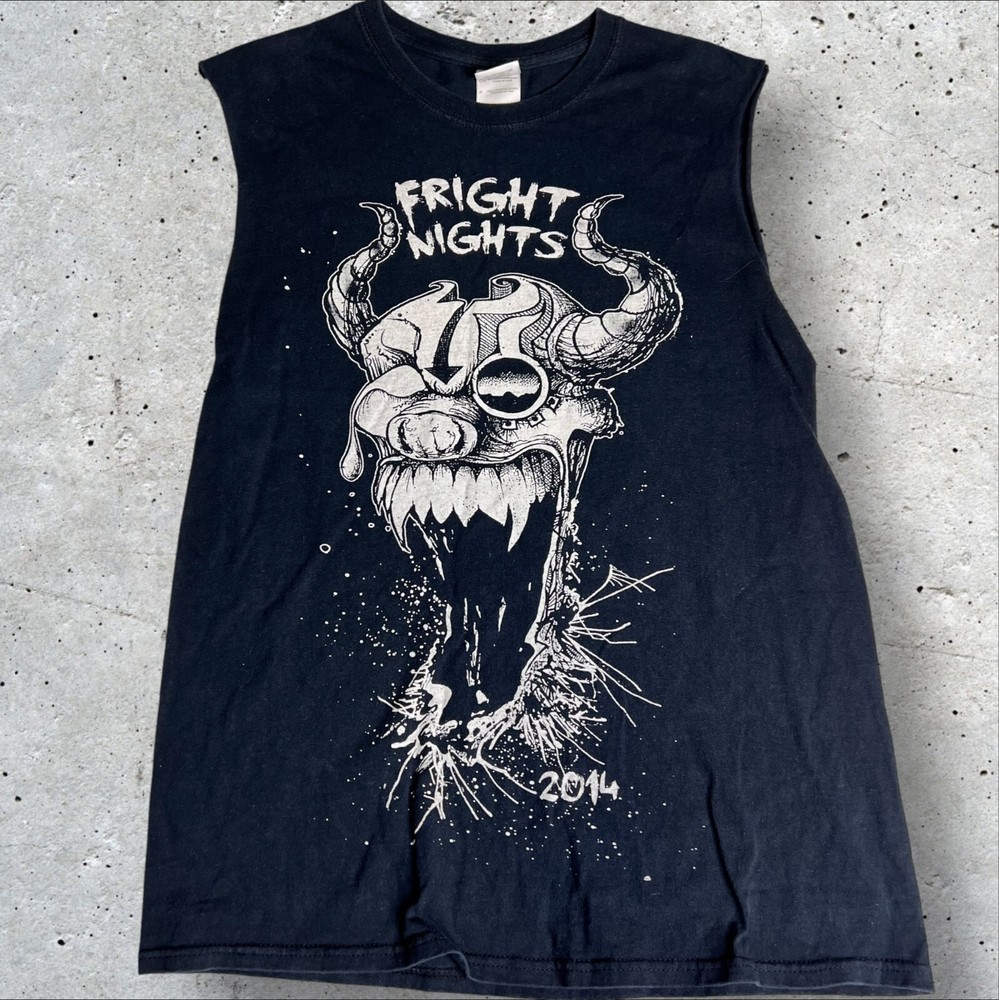 Gildan Fright Night Sleeveless TShirt Size S