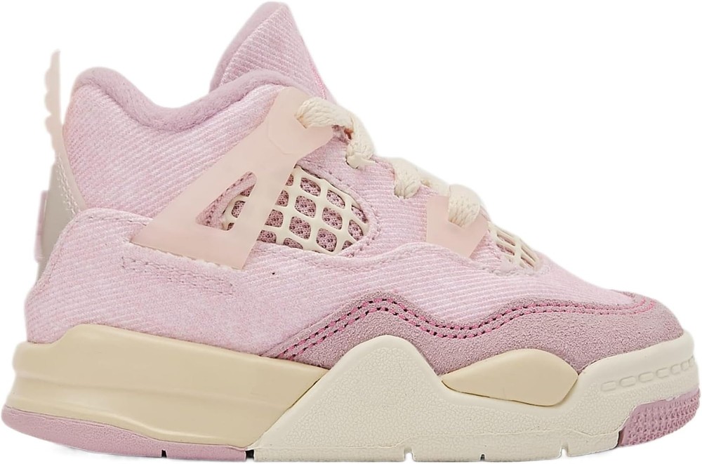 Jordan Air 4 Retro ‘Pearl Pink and Iced Carmine’ Toddler (Pink) – Pink – 10