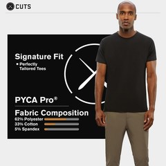 Cuts Clothing Men’s Premium AO Crew Neck Casual Short Sleeve T-Shirt | Classic