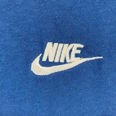Classic Nike Men’s T-Shirt Cobalt Blue Crewneck SS Small Swoosh Logo Sz Small