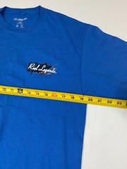 Reel Legends mens Shirt Medium blue from sea to shining sea