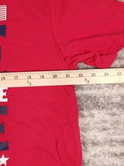 Patriotic Shirt Men’s XL Red Land of the Free Home of the Brave USA