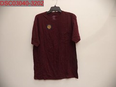 NWOT – Stafford Men’s Burgundy Heavy Weight Crew Neck Classic Fit T-Shirt, Sz M