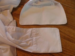 Albert Nipon Men’s White Shirt Classic Casual Cuff Style Large 17 1/2, 32-33