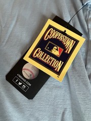 NWT Brooklyn Dodgers Light “Gulf” Blue ’47 Cooperstown Collection Mens Large