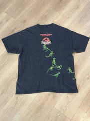 90s Universal Studios Hollywood Jurassic Park The Ride Wraparound Sz XL