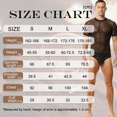 Men’s Glitter Sheer Mesh T-shirts Short Sleeve Ultra-thin Daily Undershirts Tops