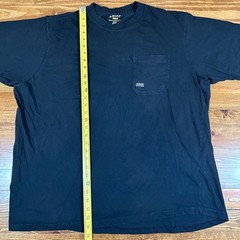 Ariat Rebar Pocket T-Shirt Mens XL Black Mexican Flag Back Graphic Workwear Tee