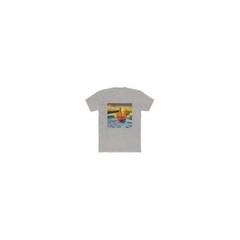 Happy Hour on Sifnos (Greece)- — Men’s Fitted Cotton Crew Tee