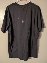 Quiksilver Men’s T-Shirt Size XL Black Short Sleeve Crew Neck Flawed Spots NWT